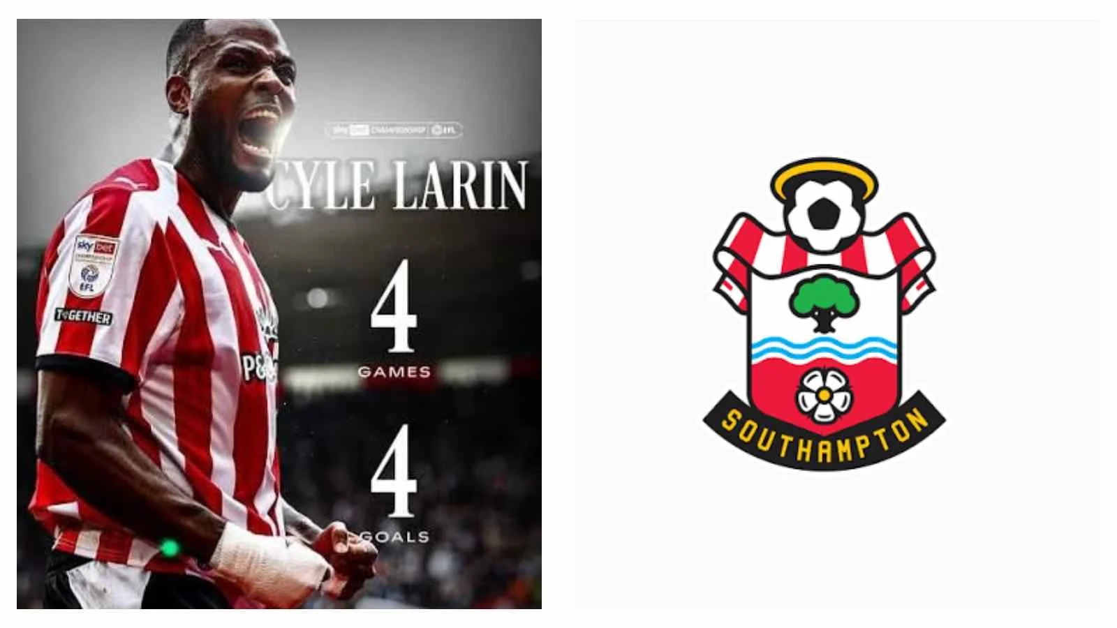 Championship: Iain Dowie hails Southampton star Cyle Larin, saying ‘he’s a handful’