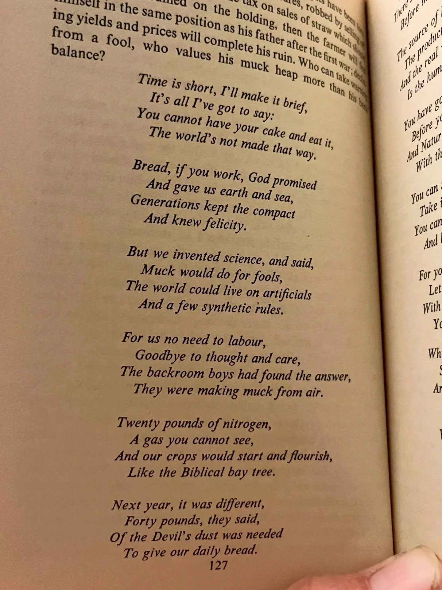 Take heed - from The Farming Ladder by George Henderson