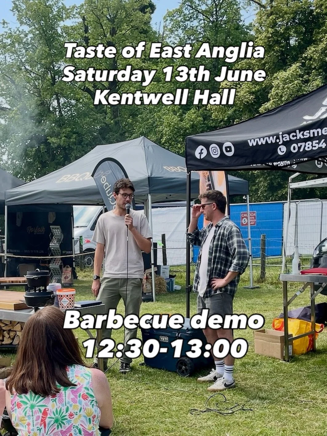 @hawkins_forestry_suffolk and I will be back looking serious this Saturday at @kentwellhall for @tasteofeastanglia 

We&rsquo;ll be barbecuing up a bit of Stour Valley beef and talking nature-friendly farming, woodland management, and charcoal making