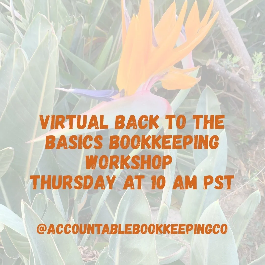 Get your business finances in order next Thursday at 10:30 am pst. It will be a virtual workshop on @google.meets