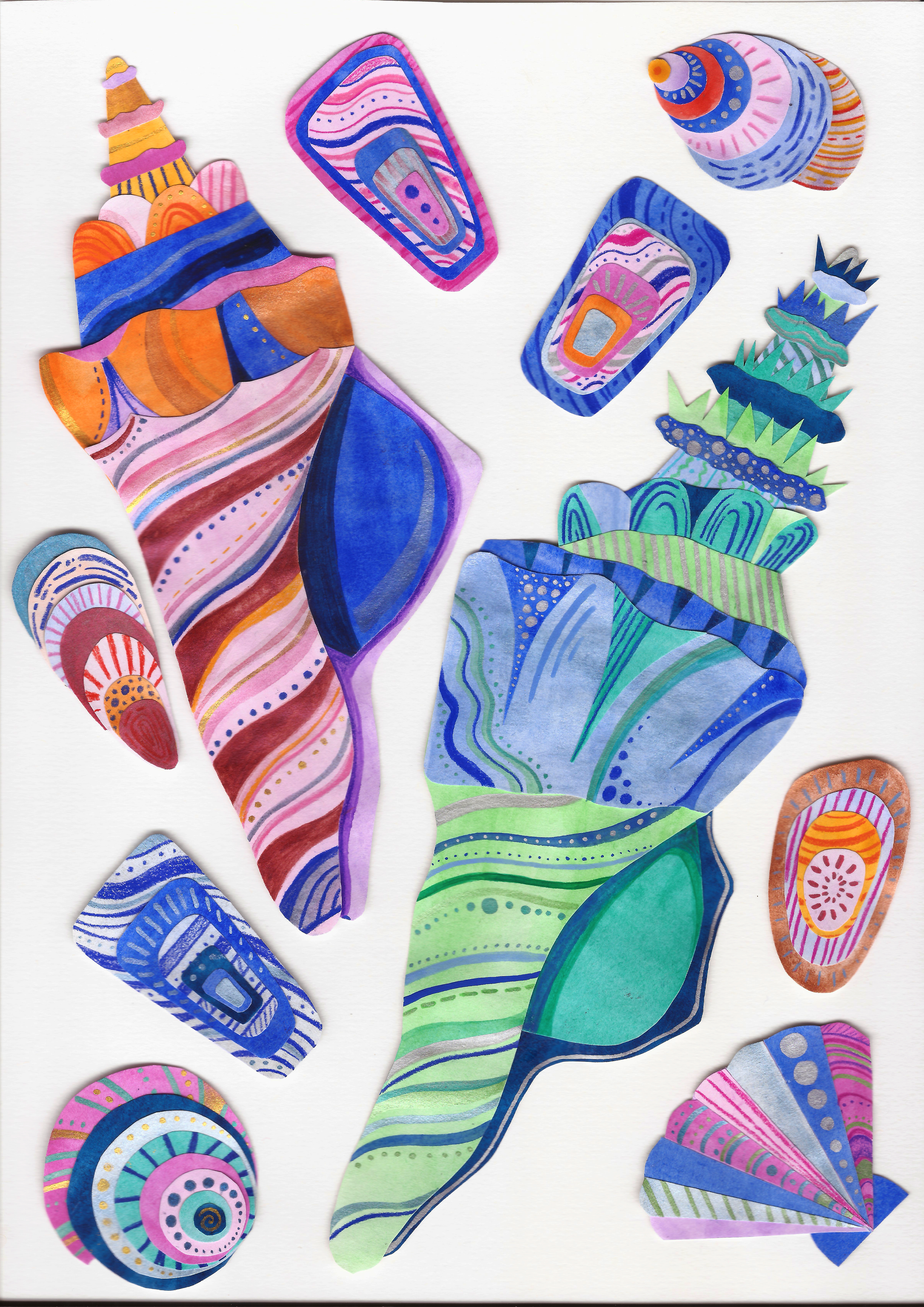Sea shell poster