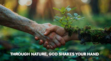 Through Nature God Shakes Your Hand