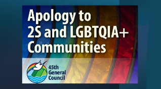 The First Anniversary of The United Church’s Apology to 2SLGBTQIA+ Community