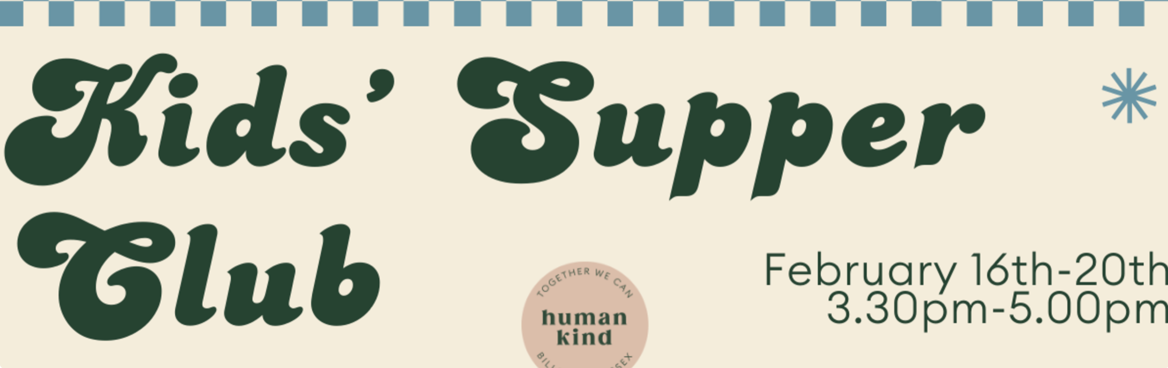 Kids’ Supper Club