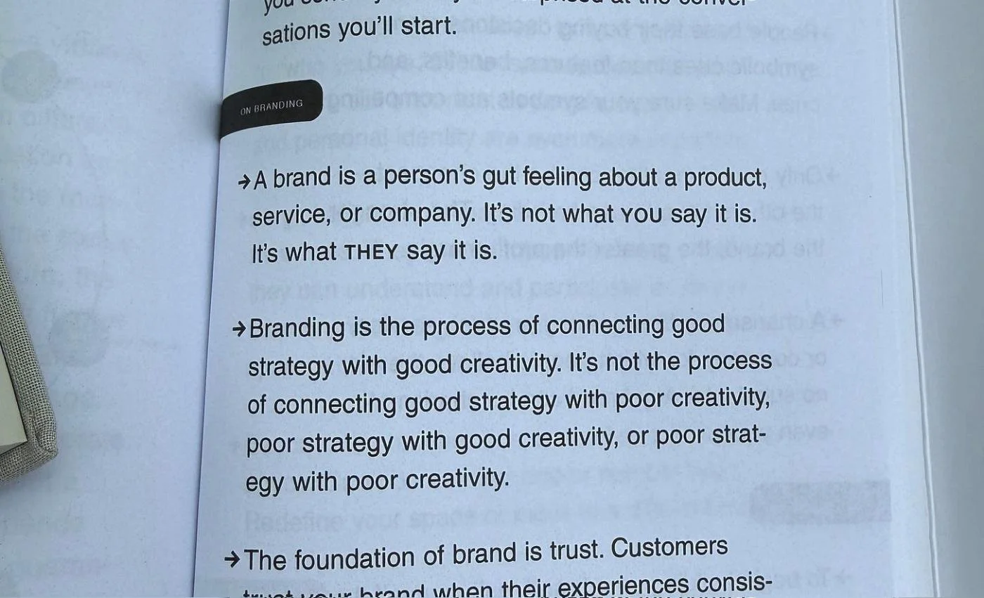 Branding is strategy AND creativity. Not one or the other…..