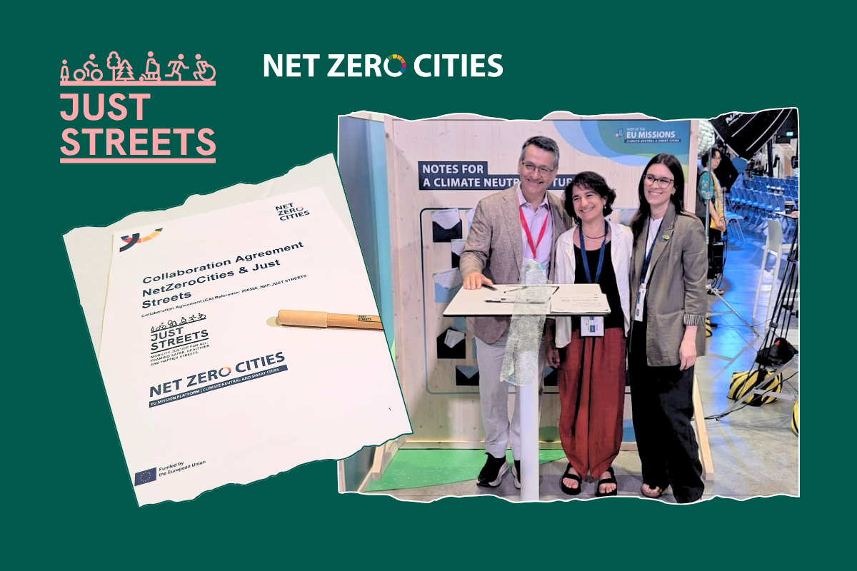JUST STREETS and NetZeroCities Formalise Collaboration to Accelerate Climate-Neutral Cities