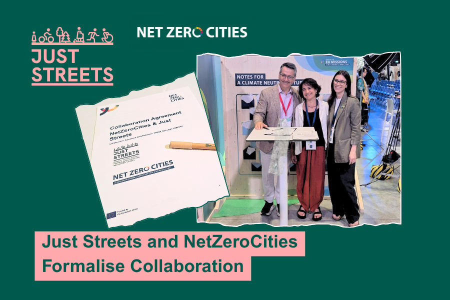 Just Streets and NetZeroCities formalise collaboration