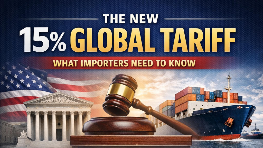 The New 15% Global Tariff: What Importers Need to Know 