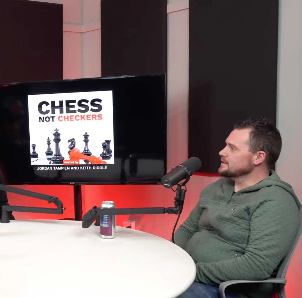 Justin Avey joined the Chess Not Checkers podcast