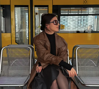Photo of Amelie Stanescu at Berlin Train Station - BBC Travel - Kate Bettes Author