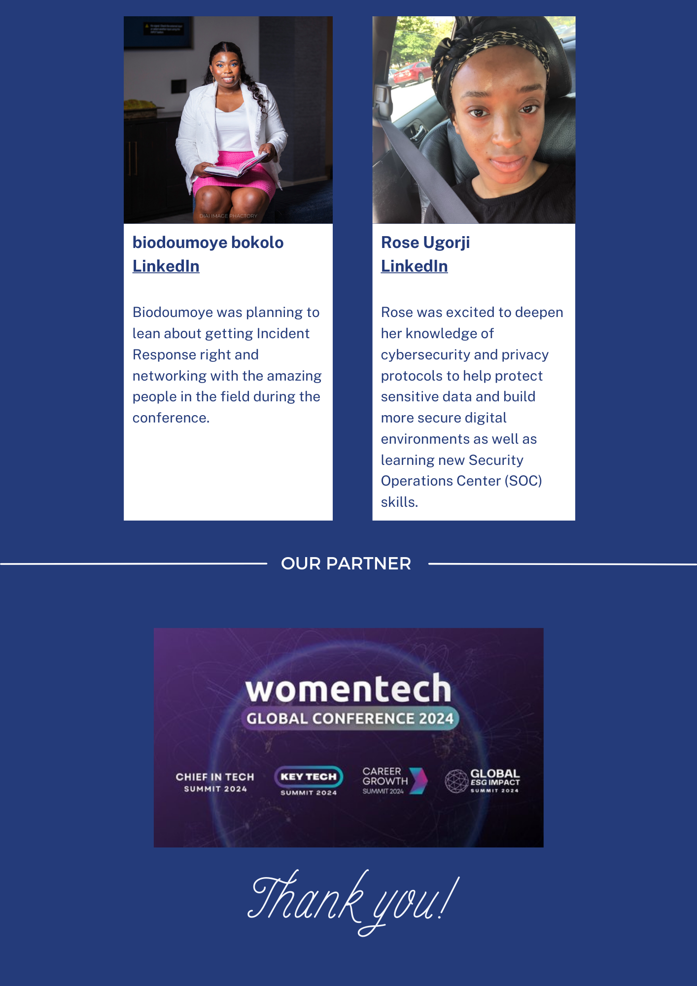 Announcing the 2024 WomenTech Global Conference Scholars — Women in ...