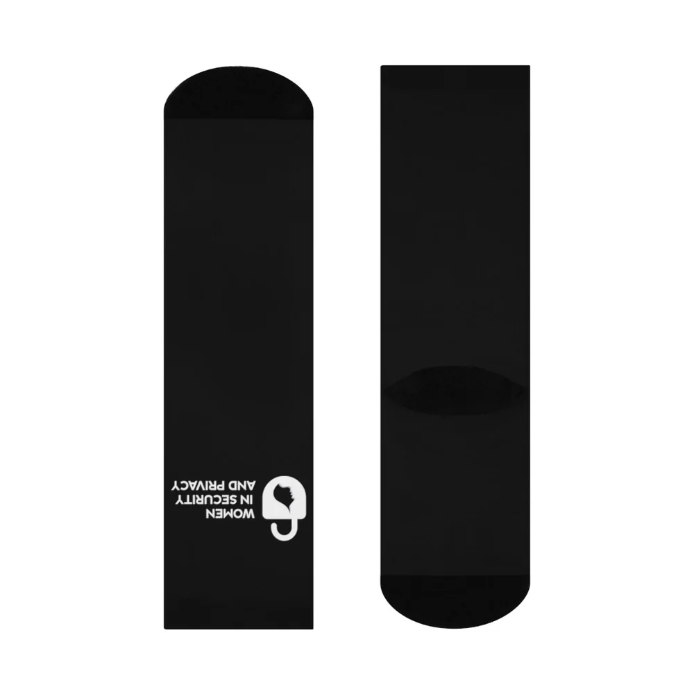 Cushioned Crew Socks with WISP Logo — Women in Security and Privacy