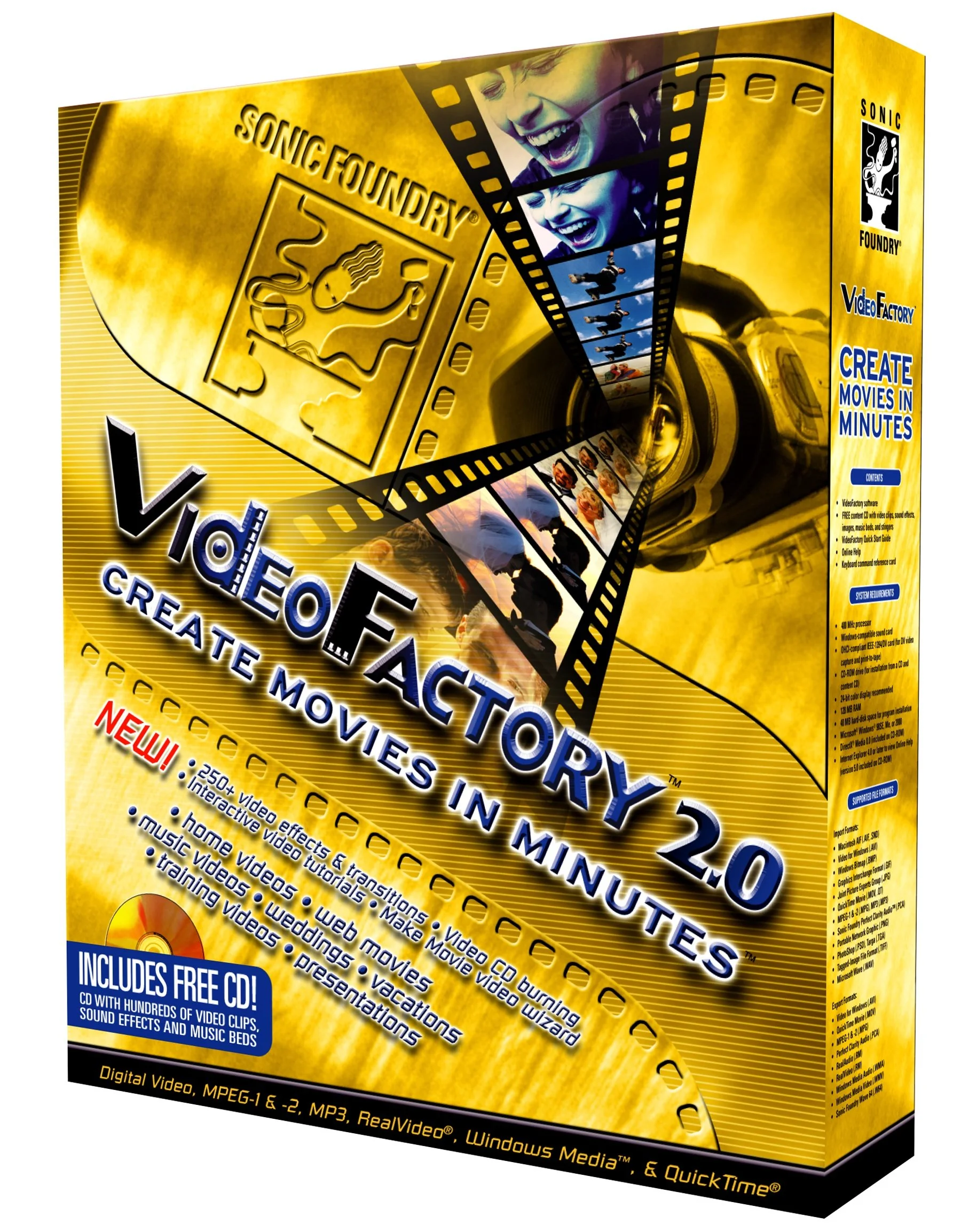 Sonic Foundry - VideoFactory 2.0 - Consumer Movie Creator