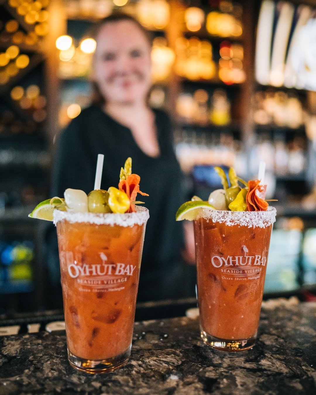 Please help us settle a debate. The best part of a bloody mary is: 
🔘 the fixins on top 
🔘 the mixins in the glass 
Can't decide? Mull it over at @OyhutBayGrill! 

Ocean Shores has many fabulous restaurants and bars, some featuring game nights, Tac