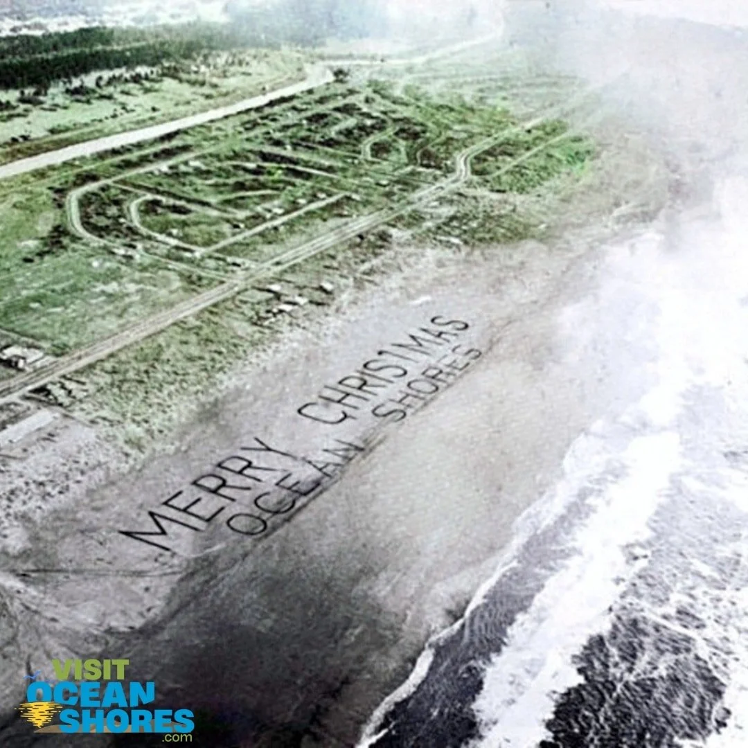 Much has changed in Ocean Shores since this 1964 Christmas greeting, but one thing remains the same:  Ocean Shores is still the best place to  vacation on the coast!  It's just as wonderful as you remember. 

Merry Christmas from Ocean Shores! 

Phot