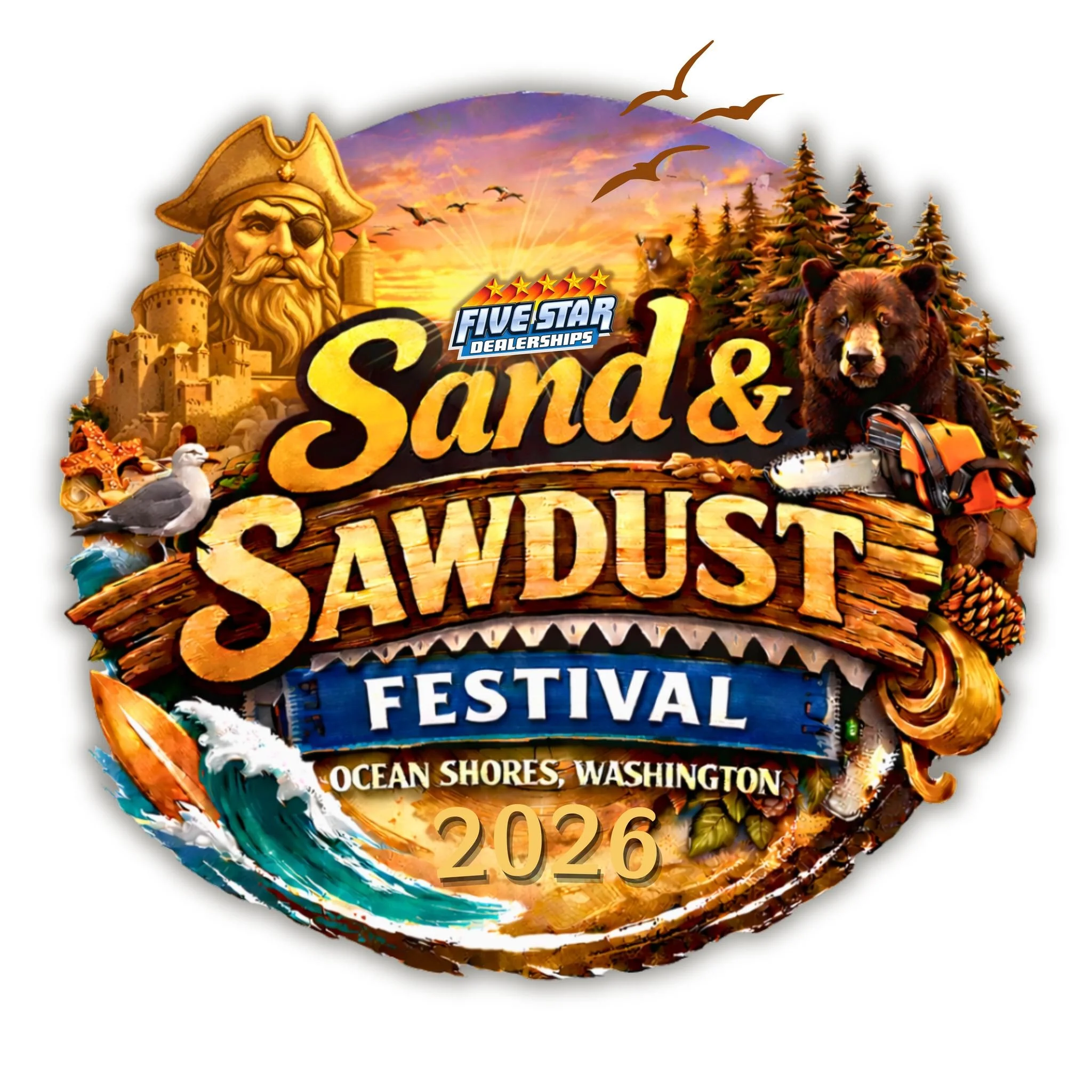 Sun, sand, and creativity collide at the Sand &amp; Sawdust Festival in Ocean Shores 🌊✨

Spend the day surrounded by incredible chainsaw carvings, detailed sand sculptures, live demos, and local artists bringing the coast to life. It&rsquo;s one of 