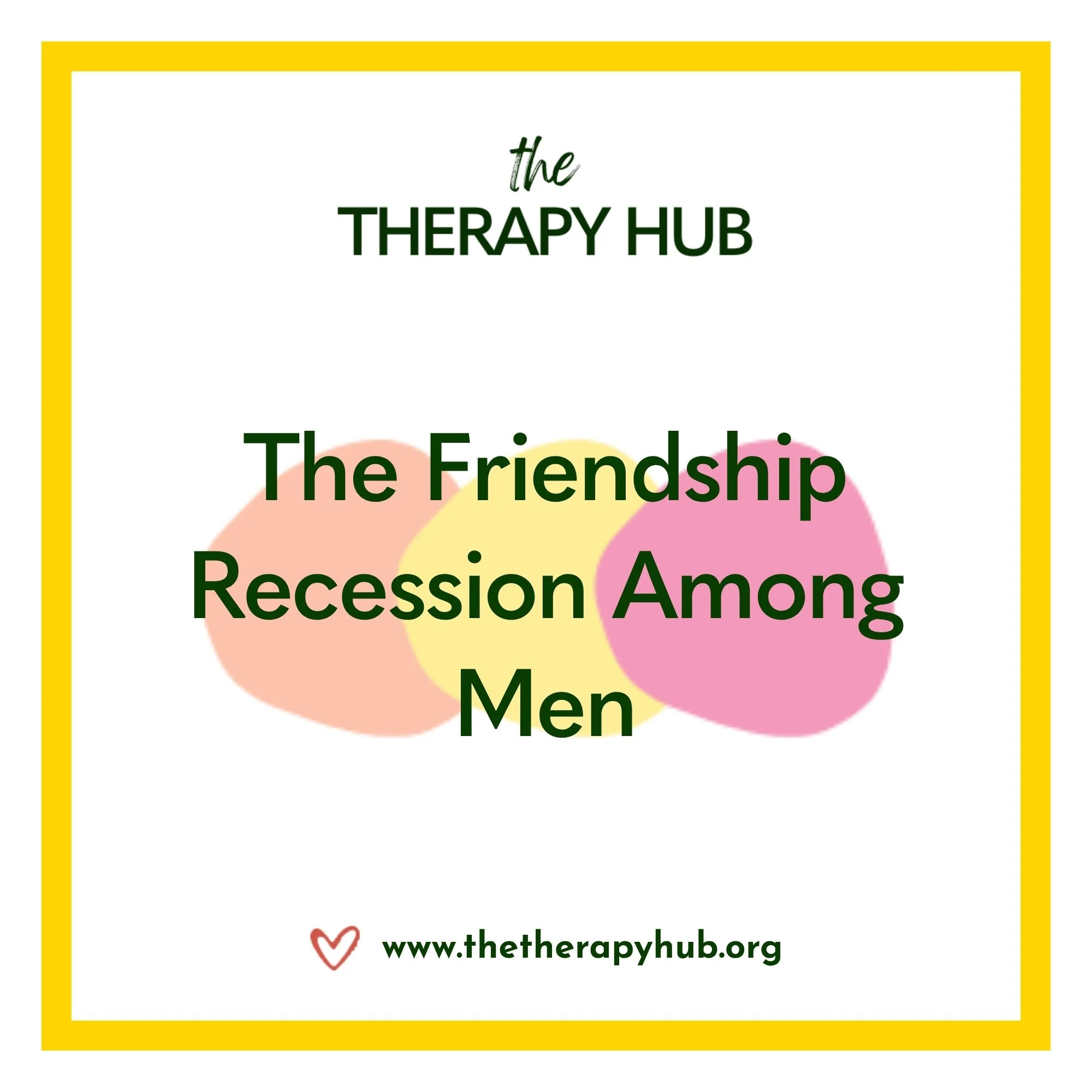 The Friendship Recession Among Men