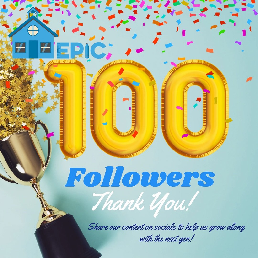 π Thank You for 100 Follows! π
We’re so grateful for each and every one of you who has followed EPIC Kids Development! Hitting 100 followers is just the beginning, and we couldn’t have done it without your support. β€οΈ
Our mission is t