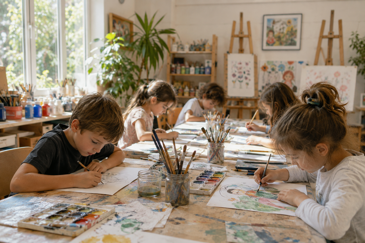 Classes de dibuix i pintura per a nens a Canet de Mar: què aprenen i com triar un bon taller?