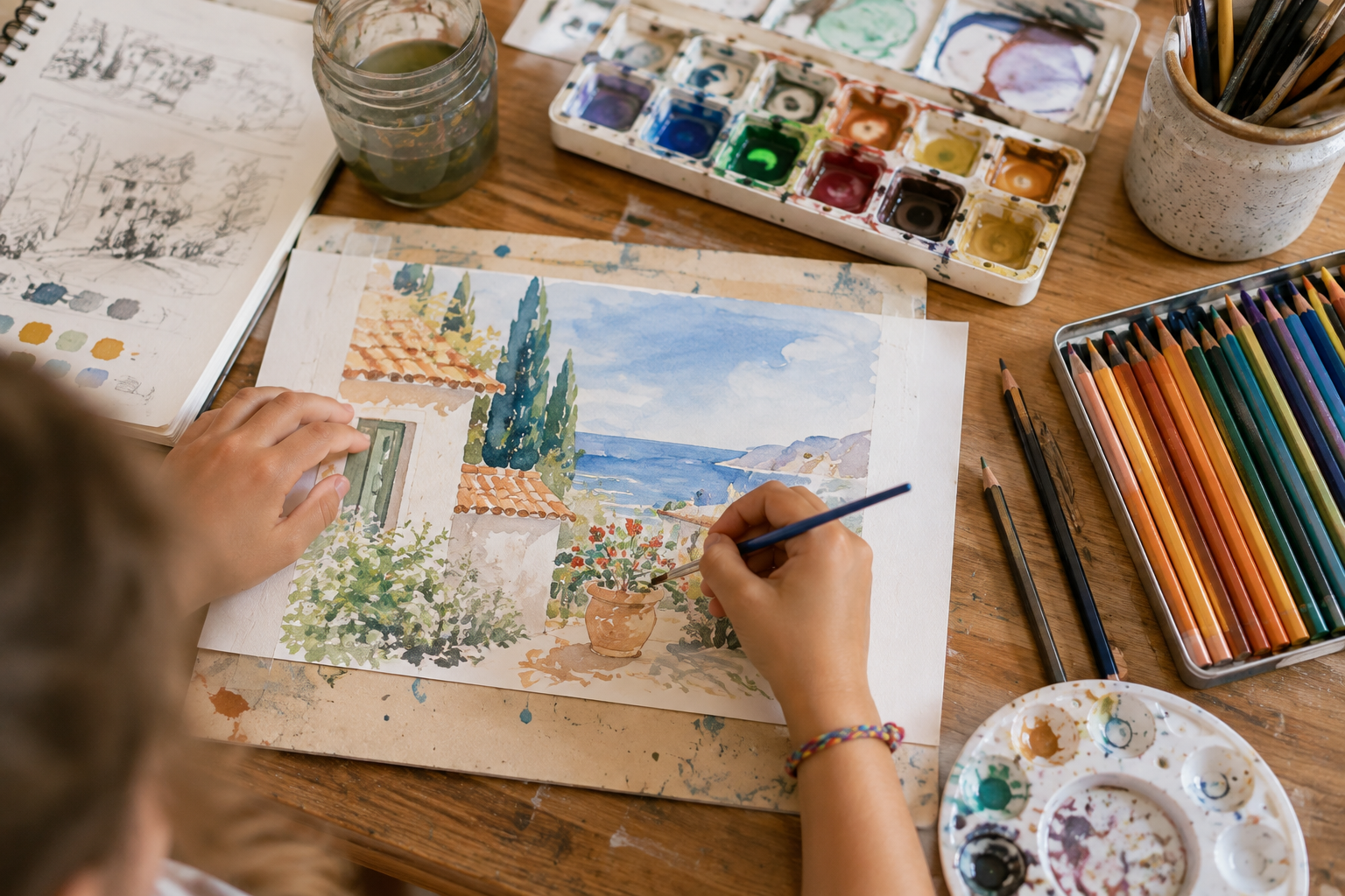Tècniques de dibuix i pintura per a nens
