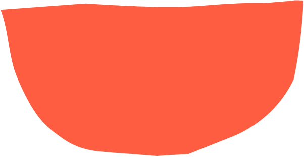 A re half-moon shape.