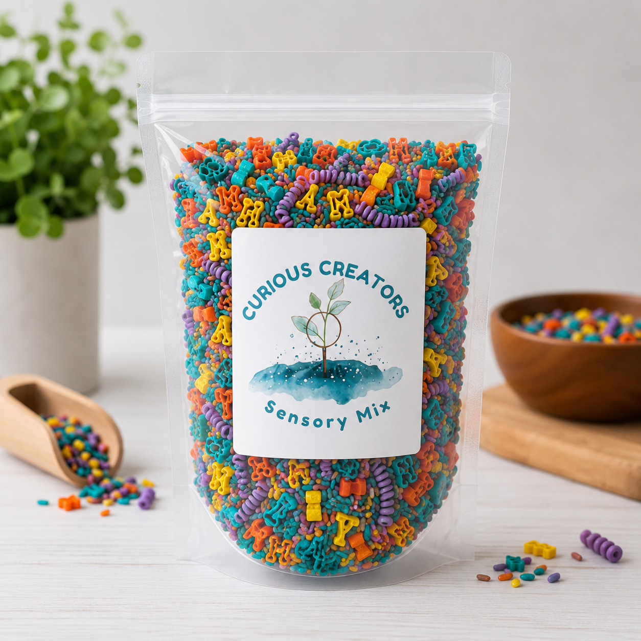 Alphabet Soup Sensory Mix
