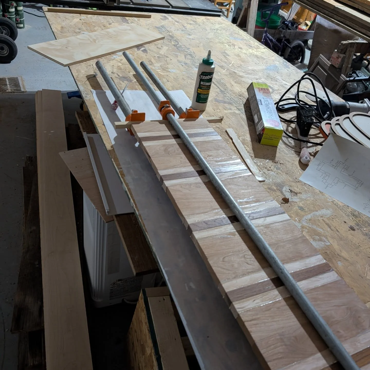 After some time off for Christmas and New Year's it's back to projects! We have 3 custom orders in the works and making some more cheese cutting boards!