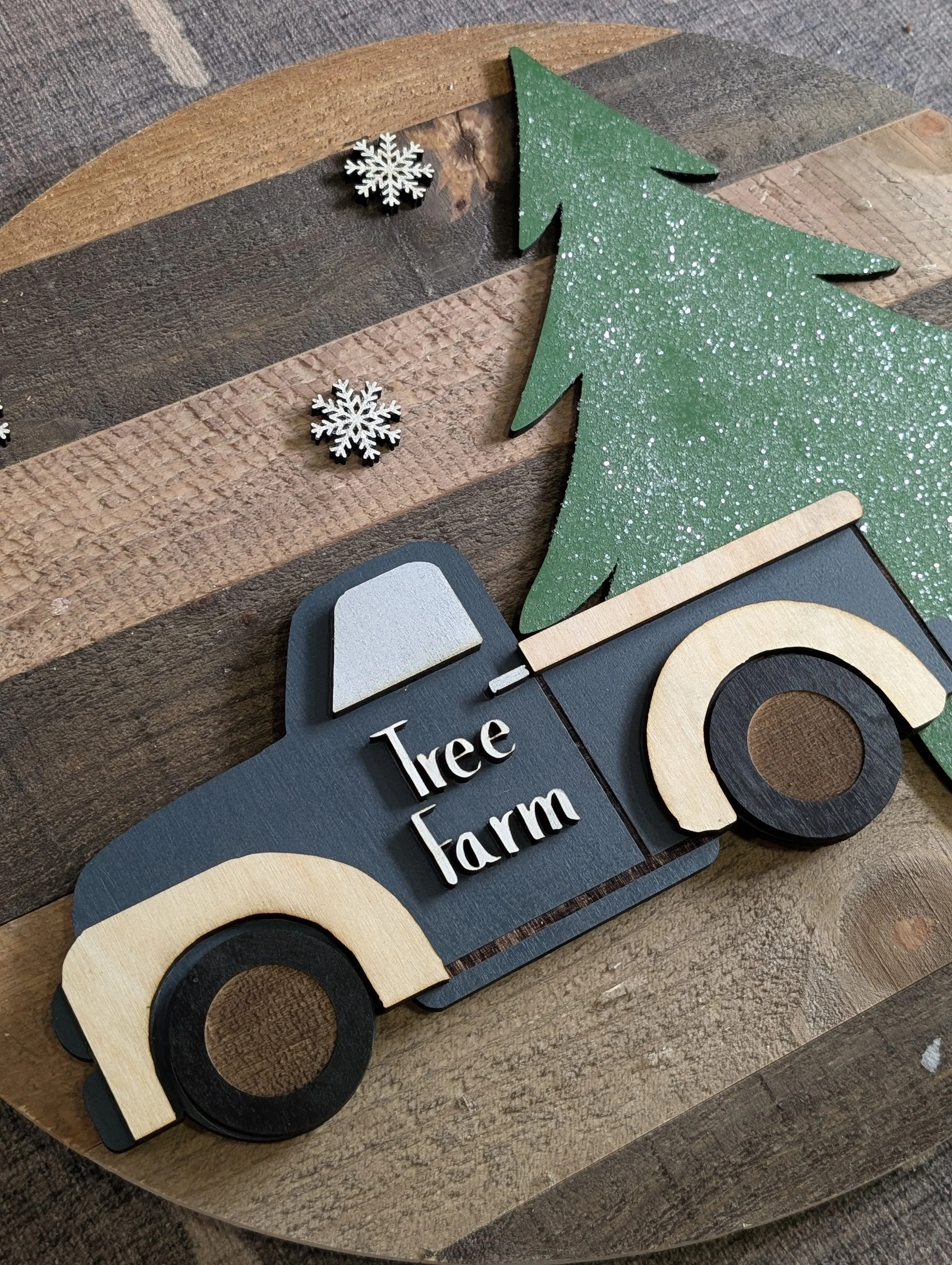 tree farm wall hanging blue truck.jpg