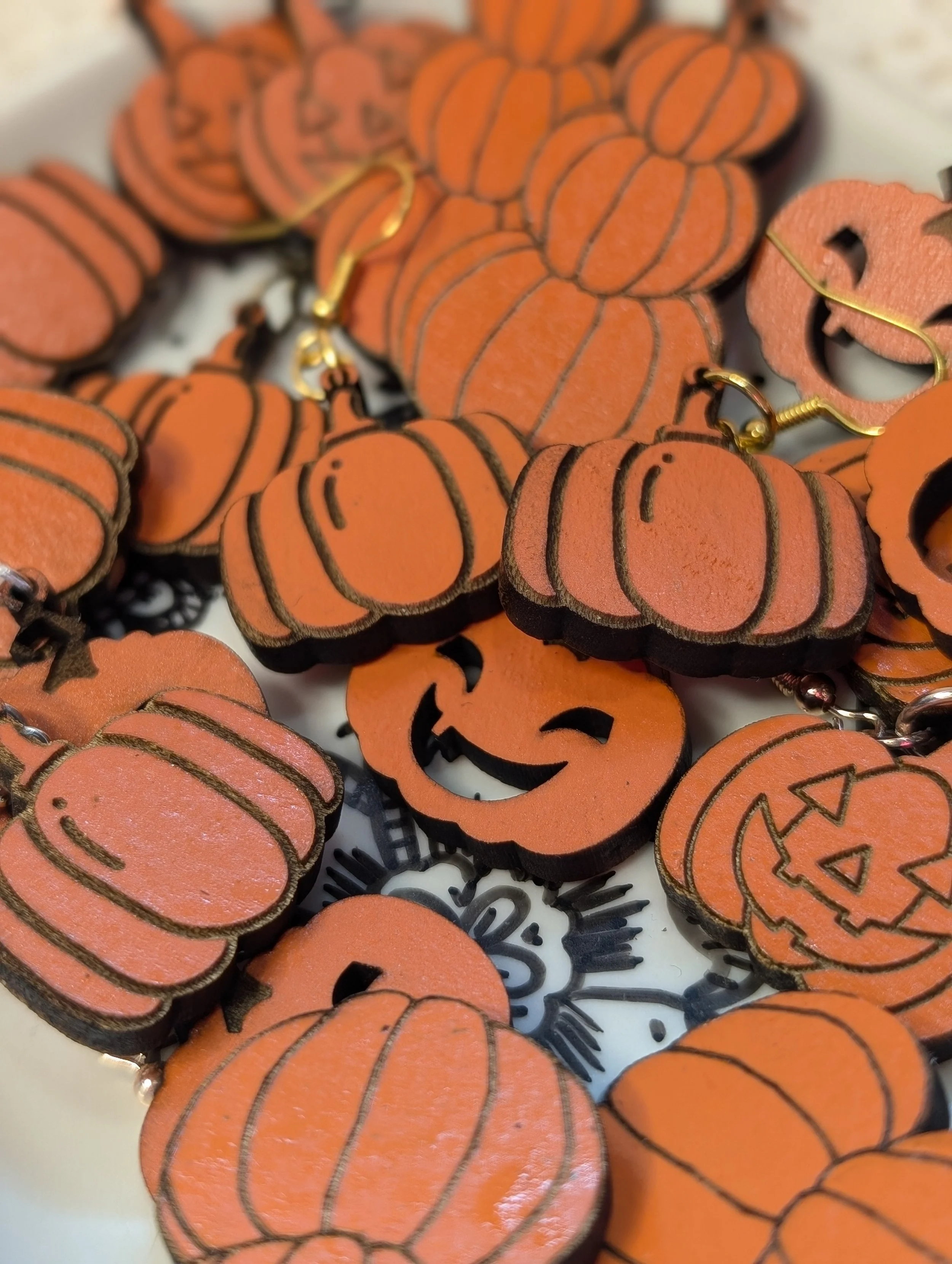 Pumpkin Earrings