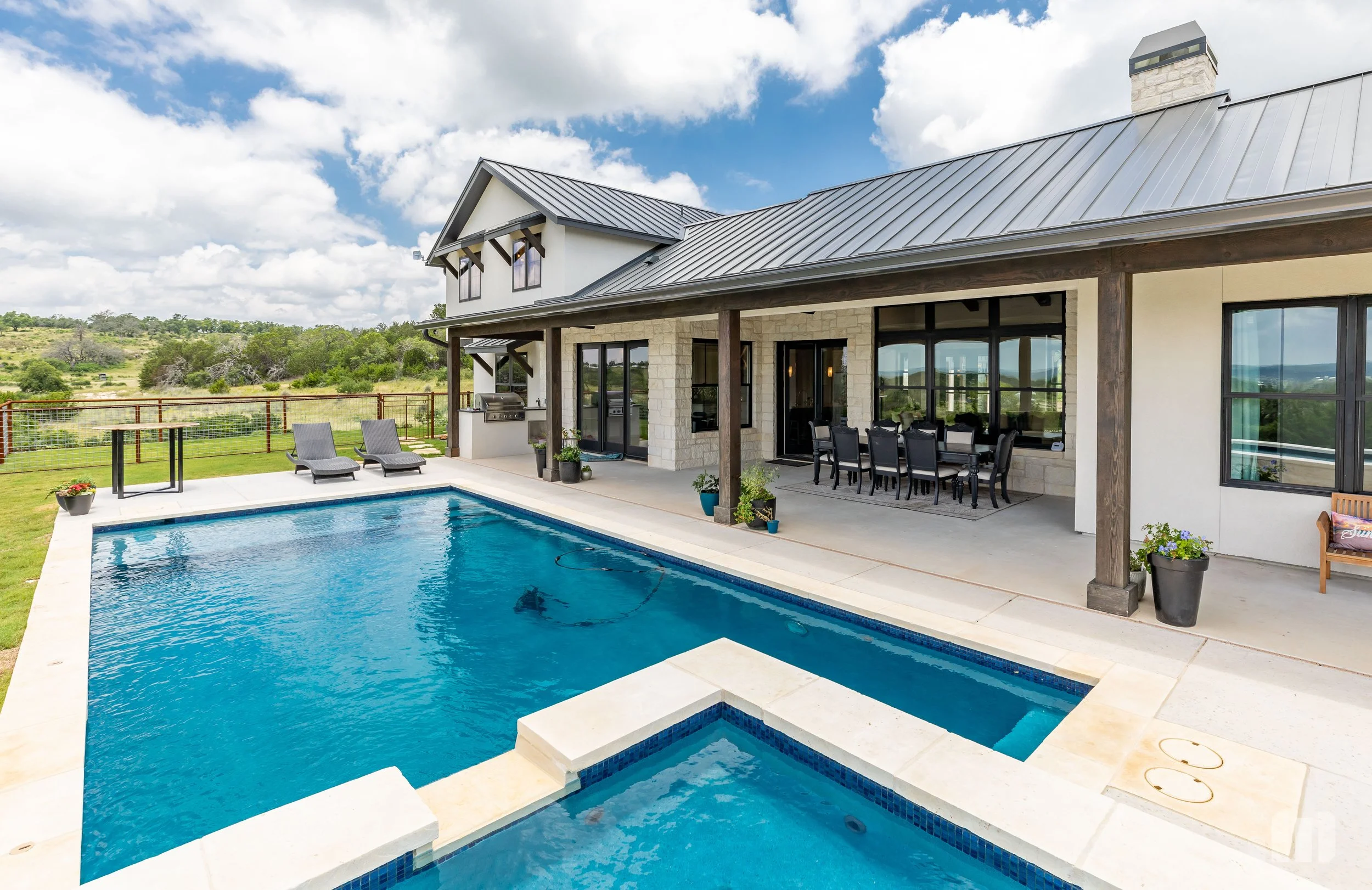 Custom home in Boot Ranch built by Texas Living Homes in Fredericksburg TX