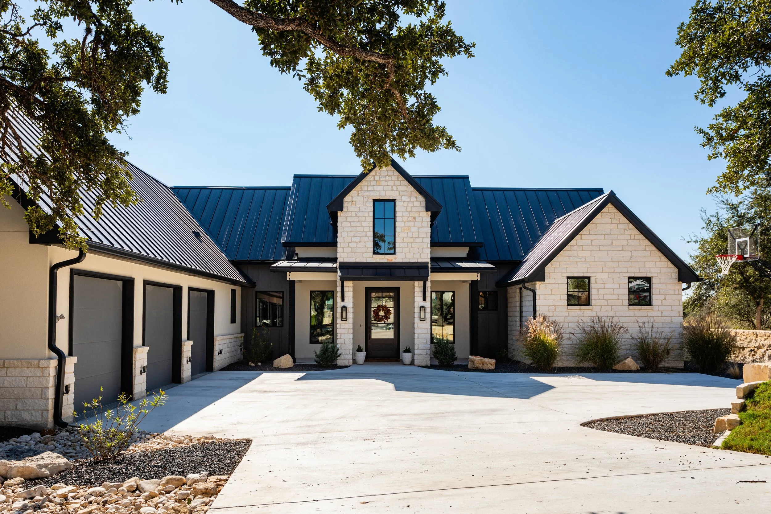 Texas farmhouse custom home by texas living homes texas living homes
