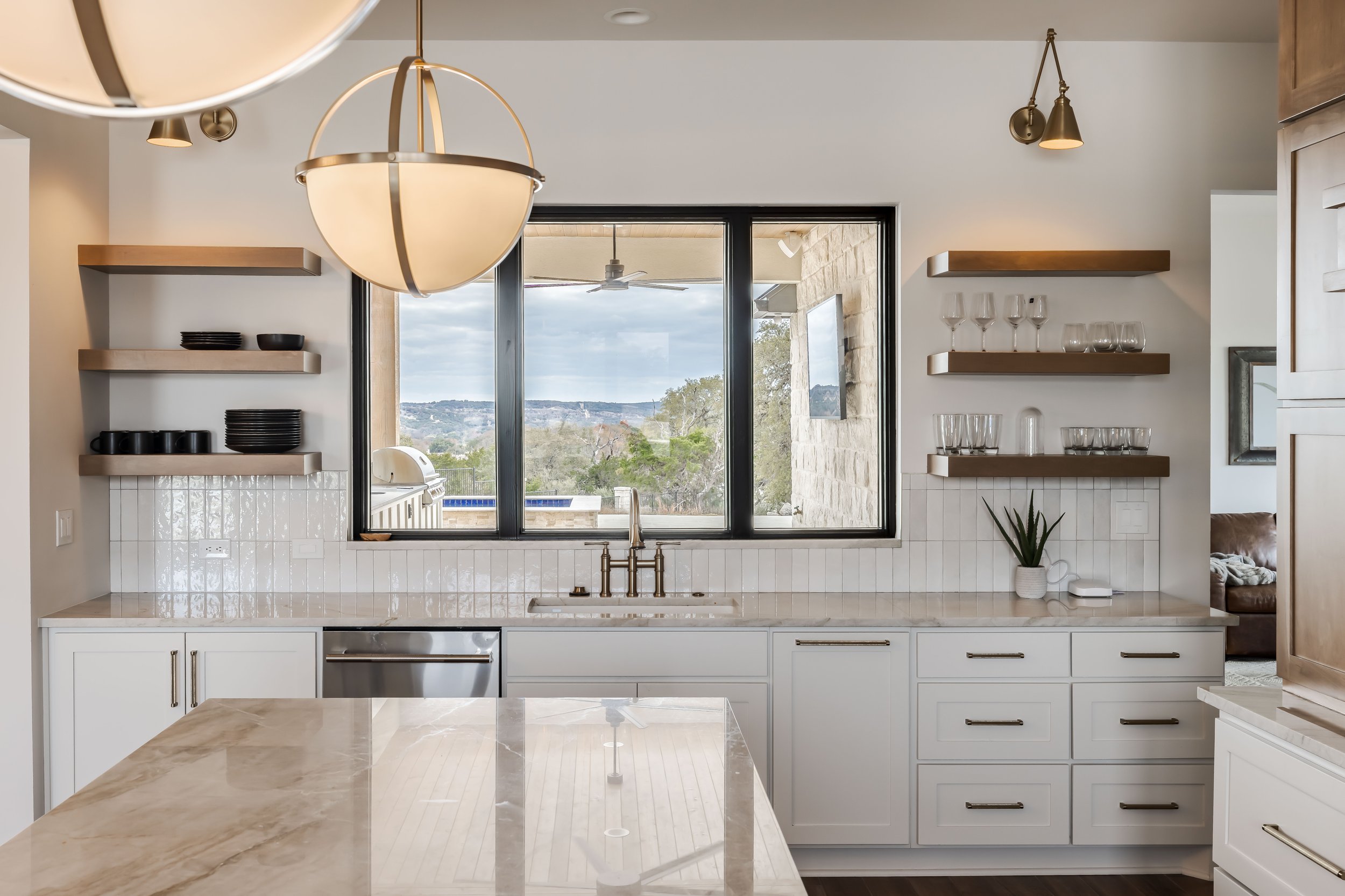Custom Kitchen Design - Texas Living Homes - Custom home builder in Kerrville and Fredericksburg, Texas.