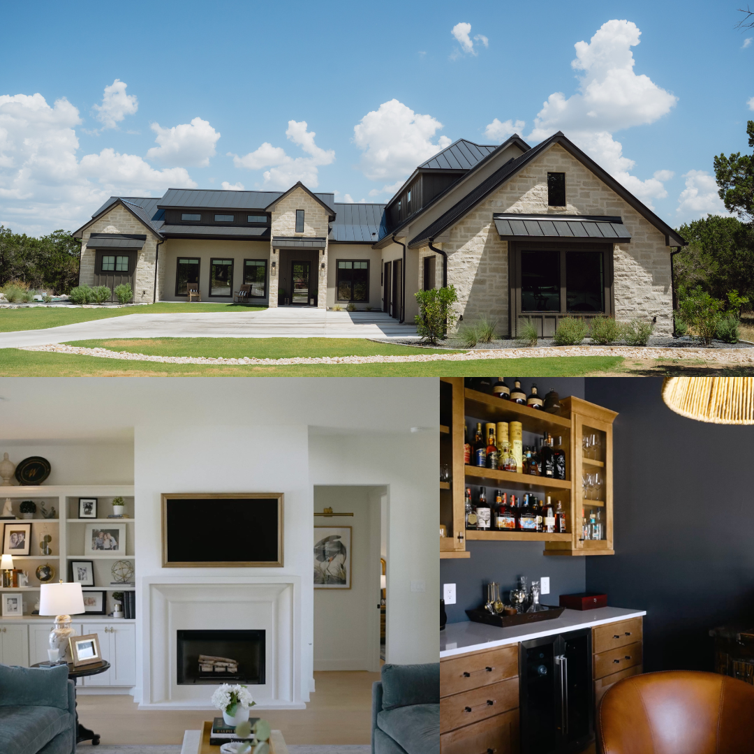 Bold by Design, a color-drenched custom home by a luxury home builder, Texas Hill Country, with Texas Living Homes in Fredericksburg, Texas and the Texas Hill Country