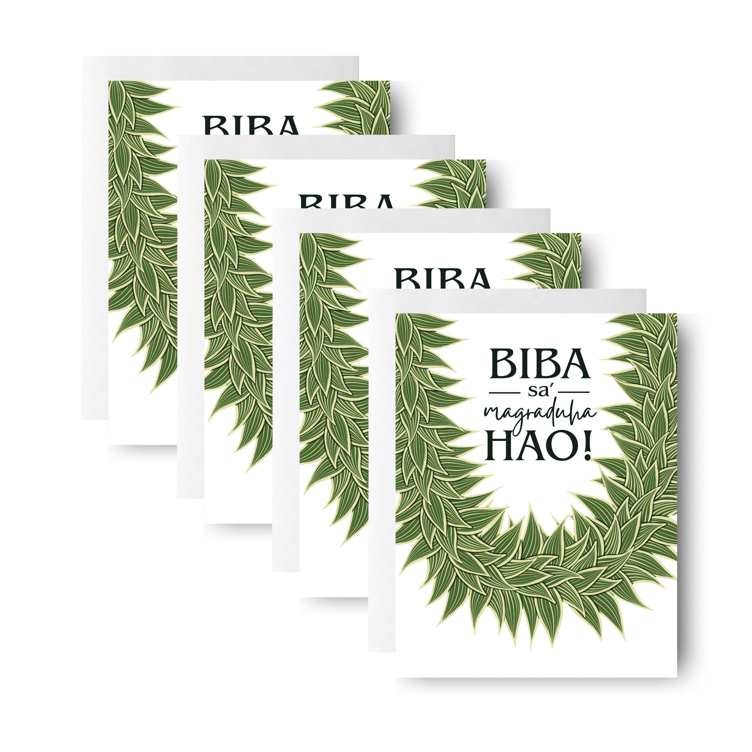 Biba sa' magraduha hao! (Hooray because you graduated!)