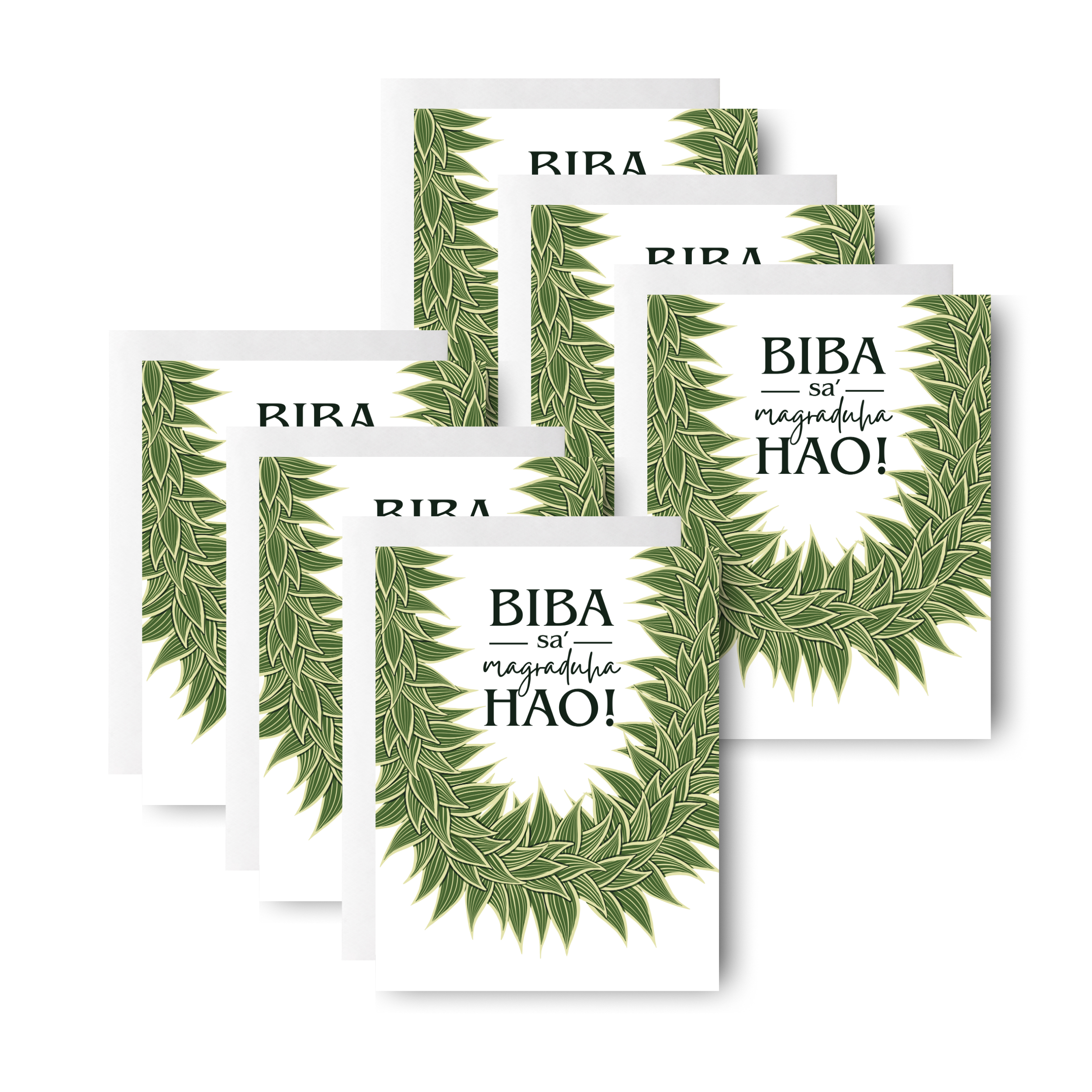 Biba sa' magraduha hao! (Hooray because you graduated!)