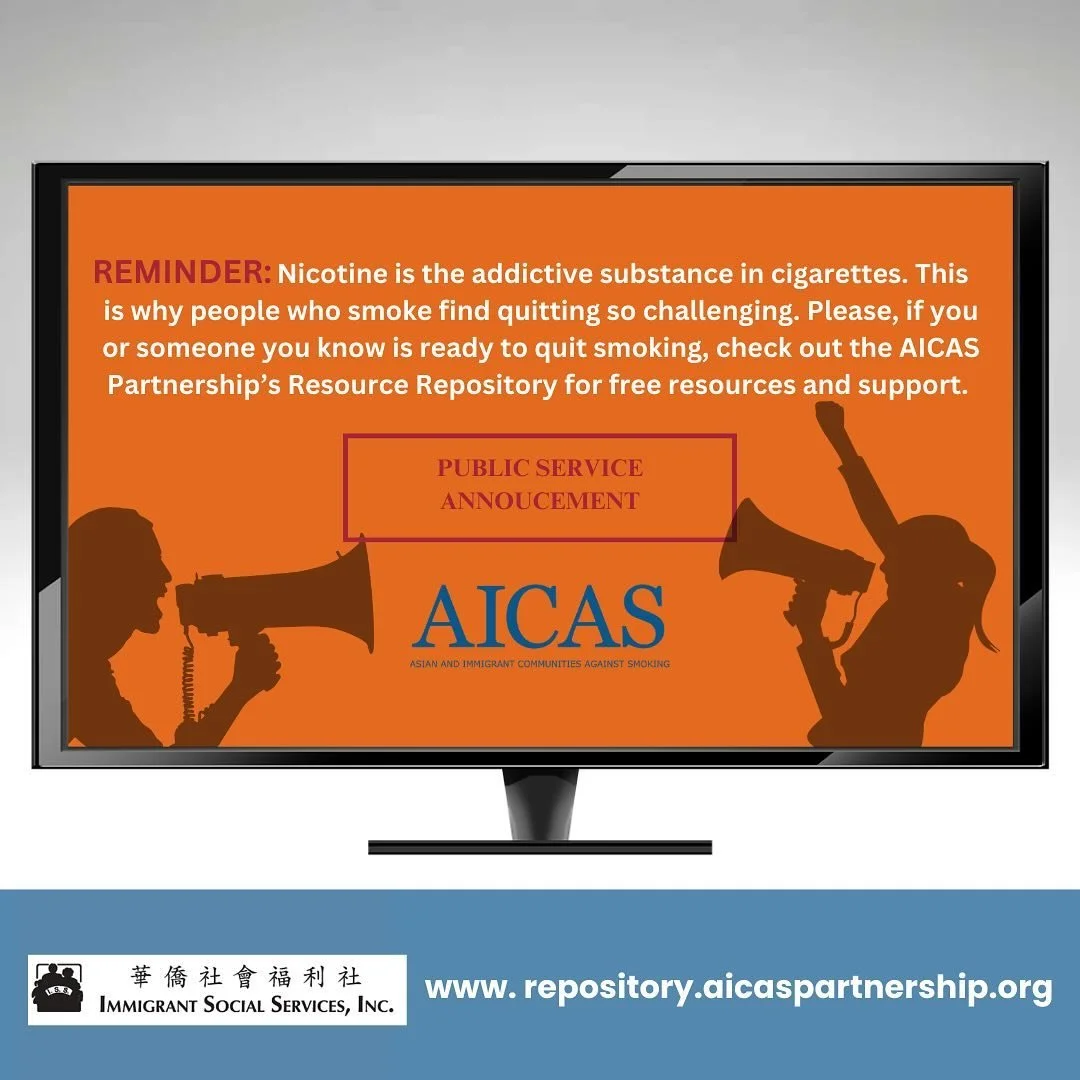 As part of our prevention coalition work, Chinatown 360&deg; has been connecting and actively partnering with other organizations like the AICAS (Asian and Immigrant Communities Against Smoking) Partnership doing important prevention work for our com