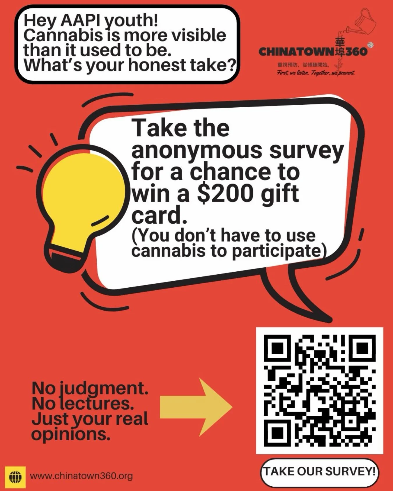 Hey NYC youth! 

We&rsquo;re looking for youth to take a survey about your wellbeing! We want to learn more about your stress, mental health, school environment, and how young people see or experience cannabis (marijuana) in their lives.

Who can tak