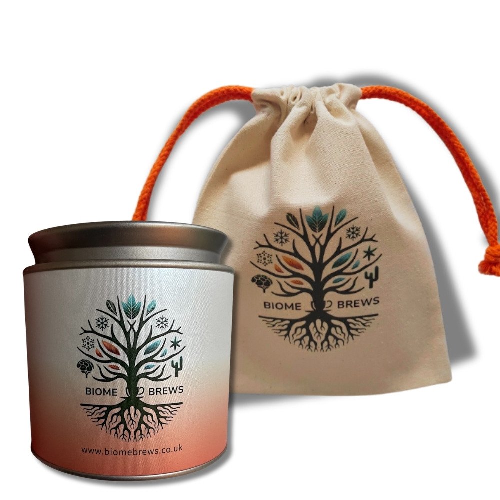 Biome Brews Large Tin and Gift Bag
