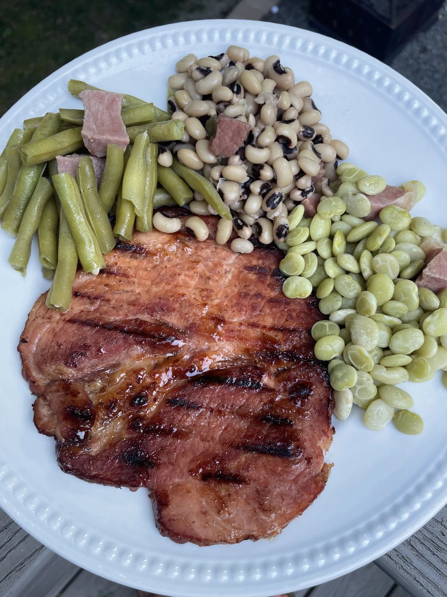 Honey Mustard Ham Steak