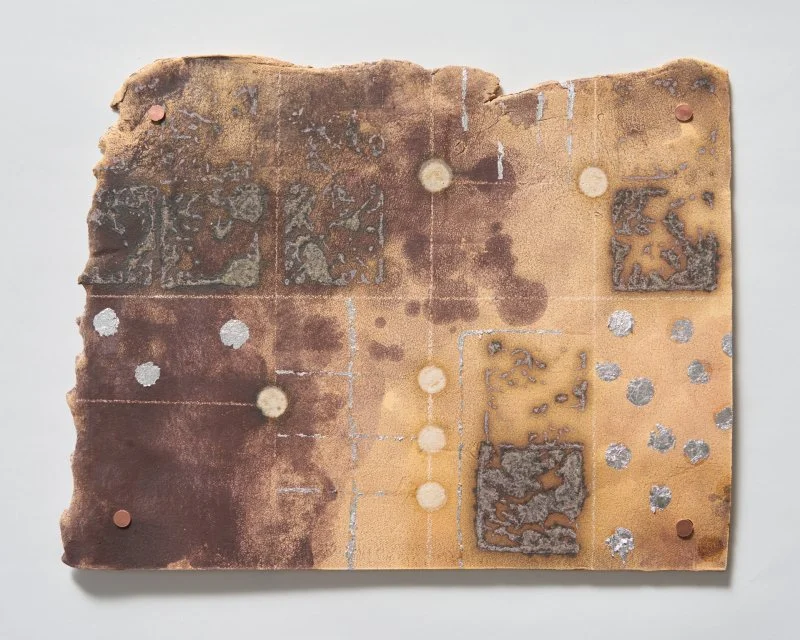 Clay tablet wall decor made at Groundworks Art Lab in Boulder, CO.