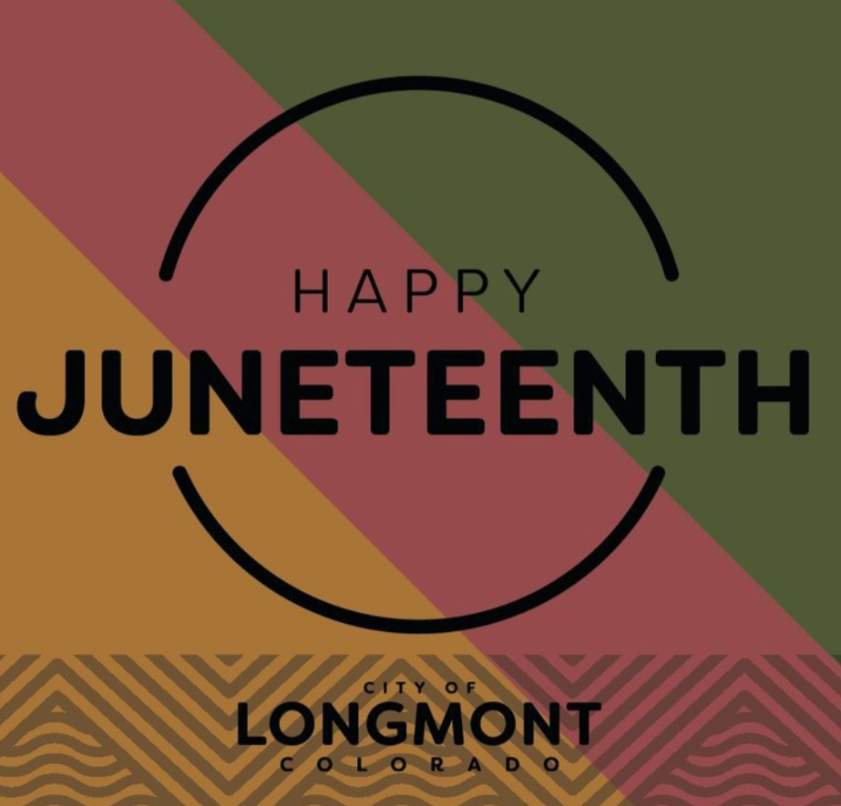graphic reads: happy juneteenth