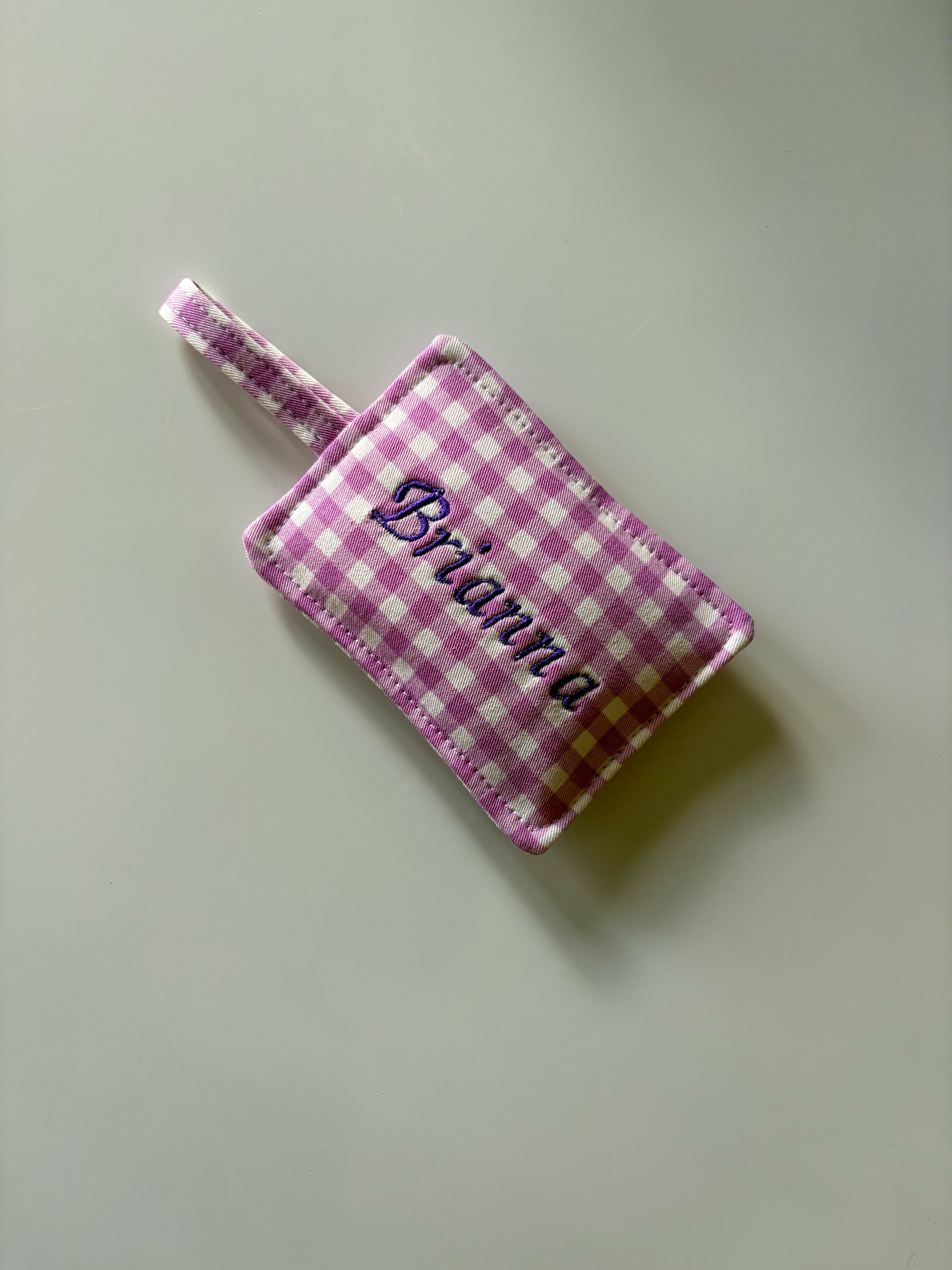 Custom Monogram Bag Tag
