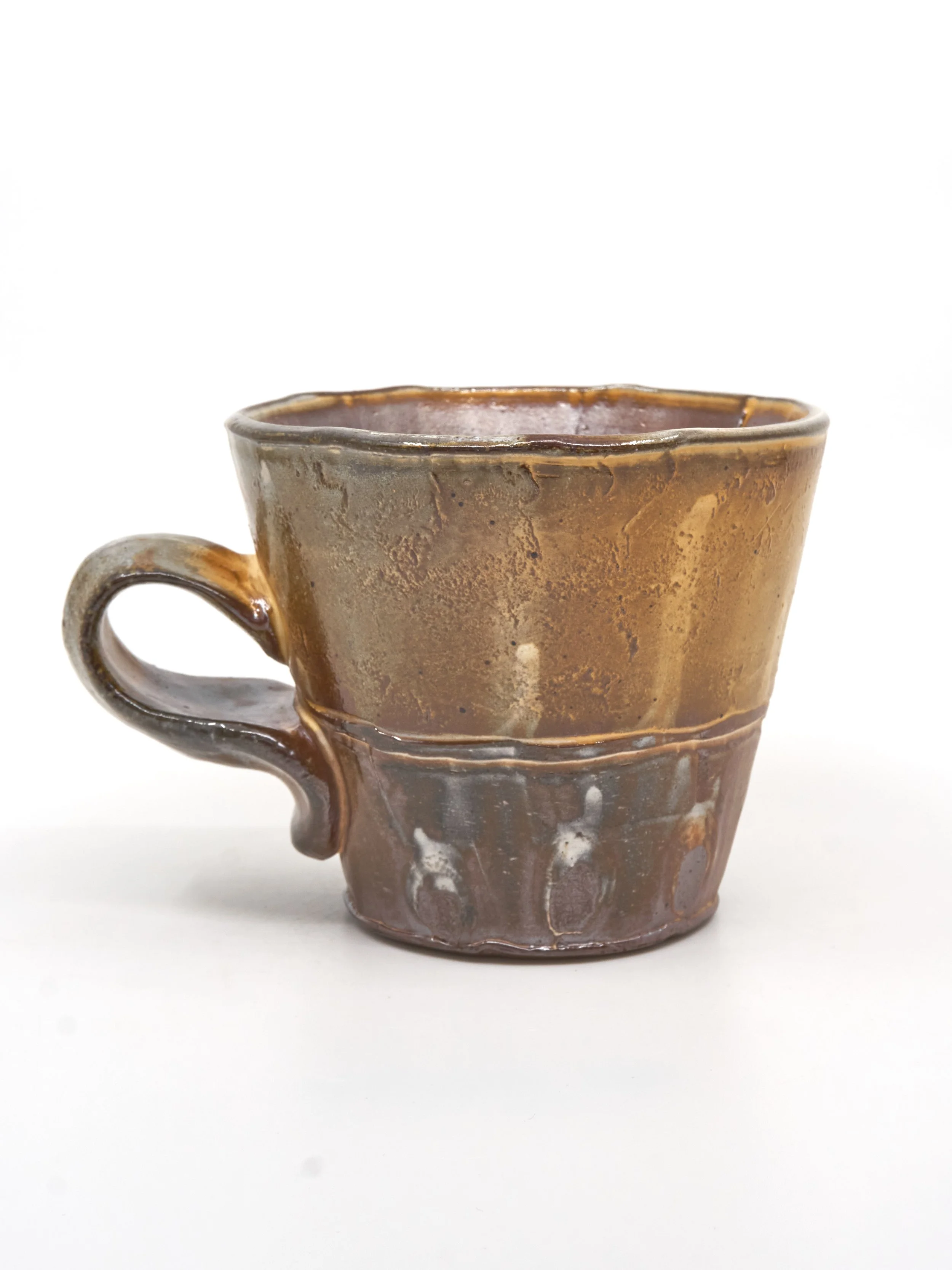 One Finger Mug in Ochre