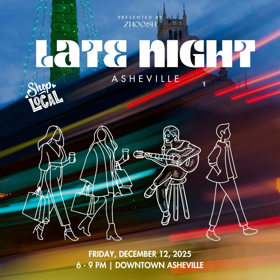 Late Night Asheville: A Festive Evening of Shopping, Sips, and Seasonal Magic