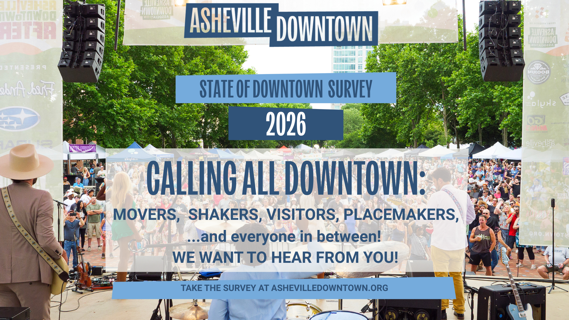The 2026 State of Downtown Asheville Survey Is Live — and We Want to Hear From You!