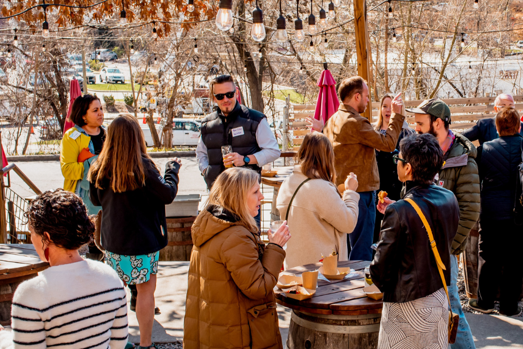 The Asheville Downtown Association hosts candidate cafe ahead of early voting