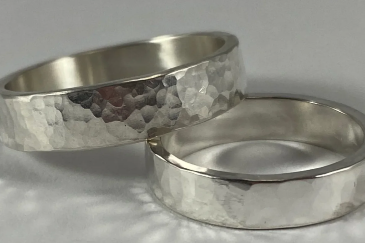 Hammered Wide Band Ring Workshop