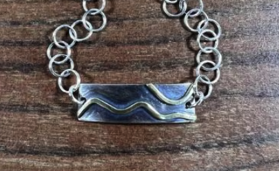 Mixed Metal Mountain Bracelet Workshop
