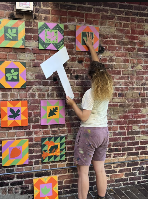 The Fabric of Downtown: Temporary Barn Quilt Installation Closes Out the Campaign