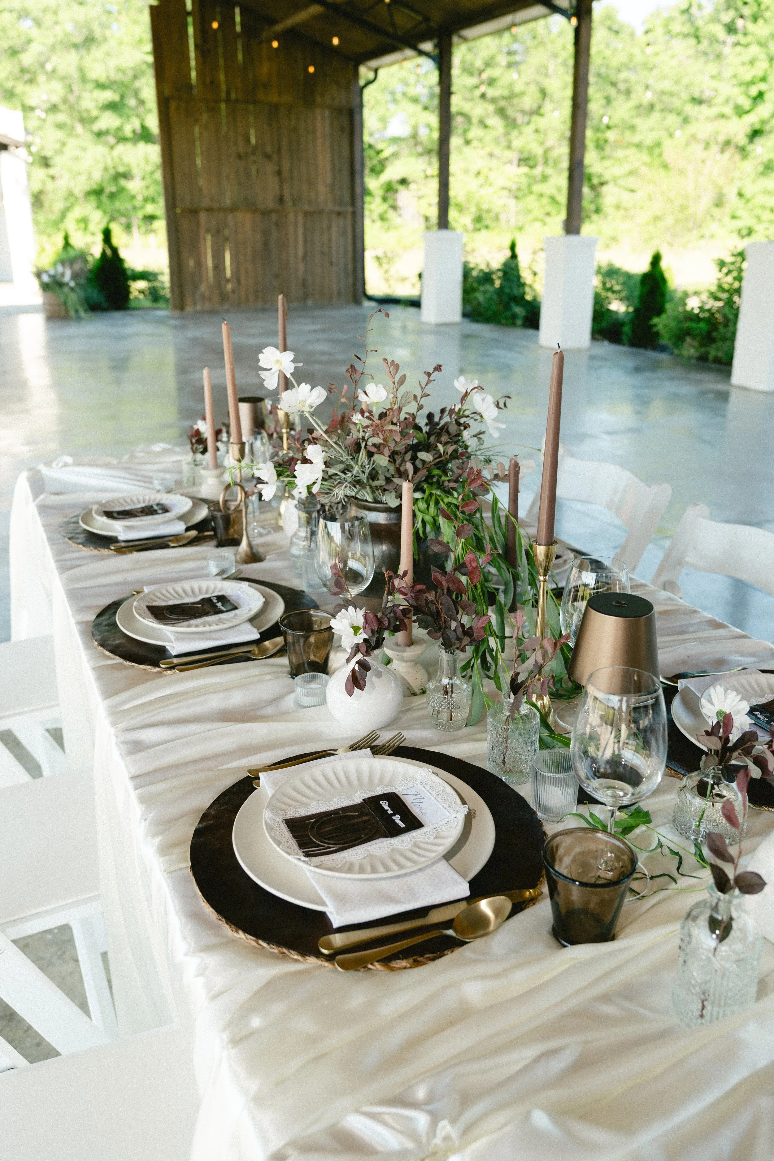 cowboy chic outdoor reception suenos by casa jk
